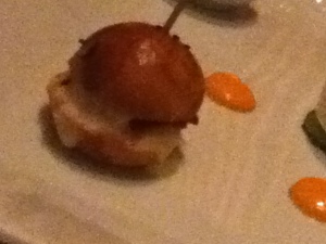 Can you imagine someone hating duck and devouring this duck slider?